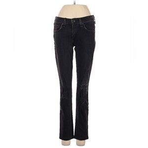 Rag & Bone Women’s Cate Mid-rise Skinny in Charcoal, ripped, size 27
